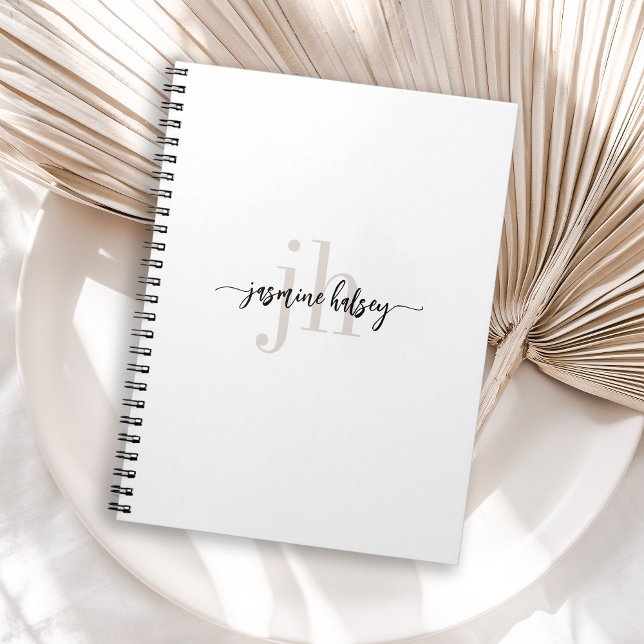 Simple Trends Name and Initials Notebook (Creator Uploaded)