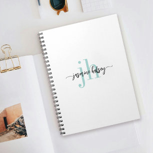 Simple Trends Name and Initials Notebook