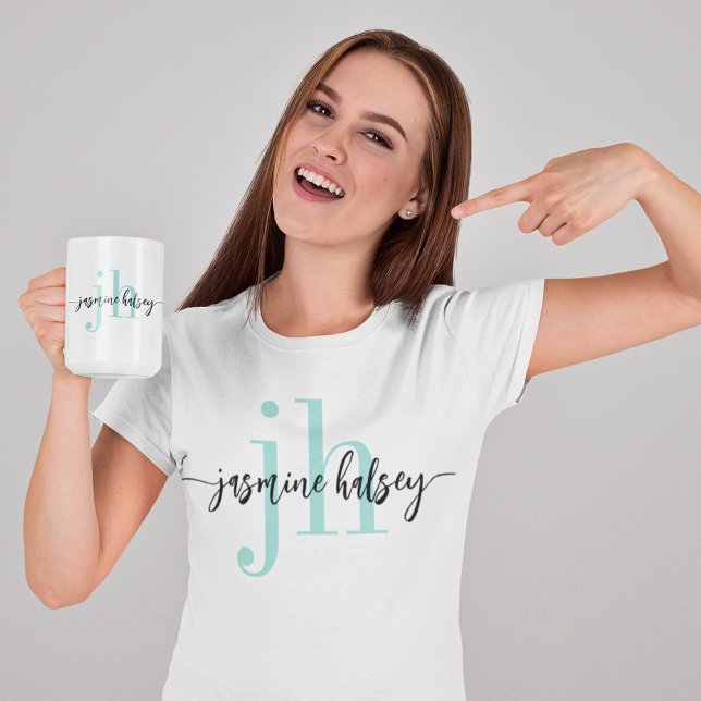 Simple Trends Name and Initials T-Shirt (Creator Uploaded)