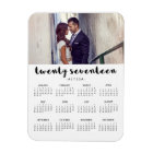 Simple Trendy Typography 2017 Photo Calendar