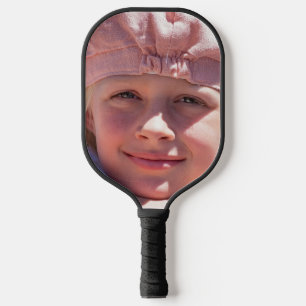 Simple two photo custom pickleball paddle