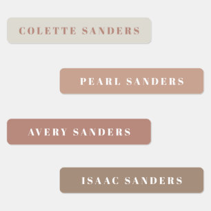 Simple Type Boho Kids Name Waterproof