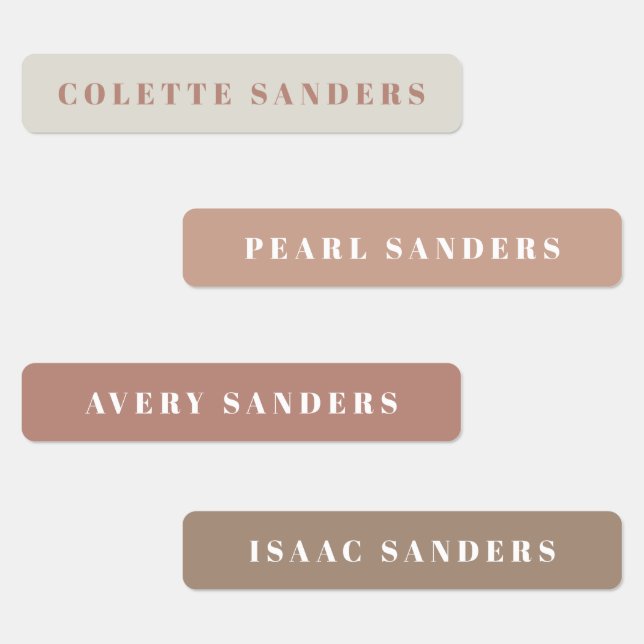 Simple Type Boho Kids Name Waterproof  (Group)