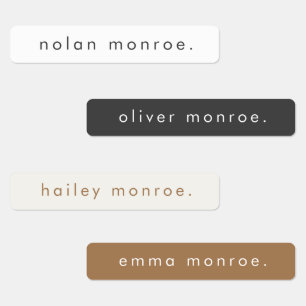 Simple Type Boho Kids Waterproof Name