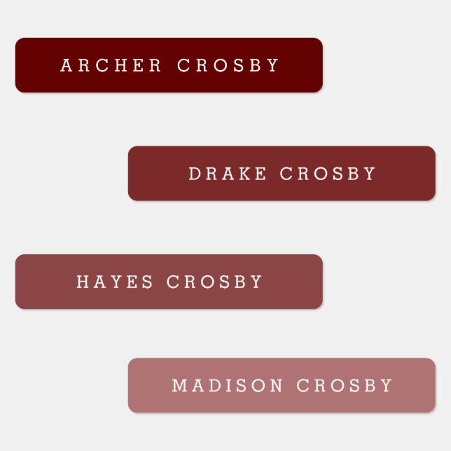 Simple Type Waterproof Name (Group)