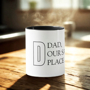Simple Typography Father's Mug