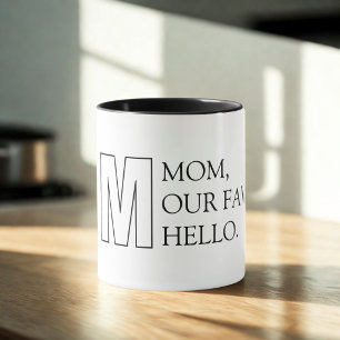Simple Typography Mother's Mug