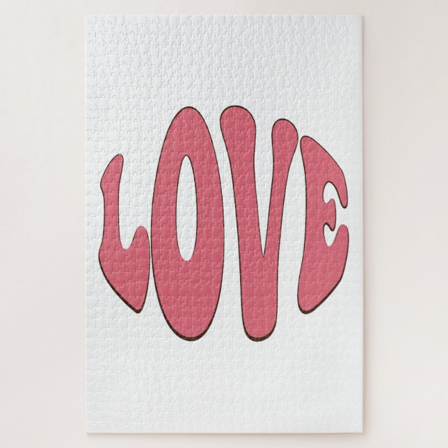 Simple, urban, modern, cool design Love Jigsaw Puzzle (Vertical)