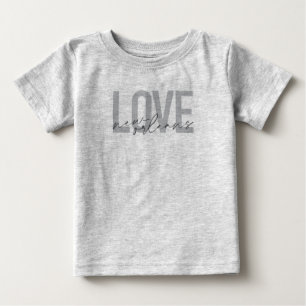 Simple, urban, modern cool design Love New Orleans Baby T-Shirt