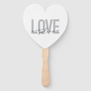 Simple, urban, modern cool design Love New Orleans Hand Fan