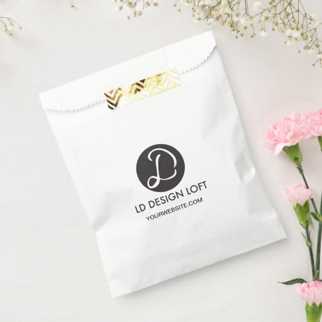 Simple Use Your logo and website Favour Bags (Sealed)