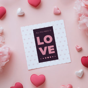 Simple Valentine's Day greeting Card