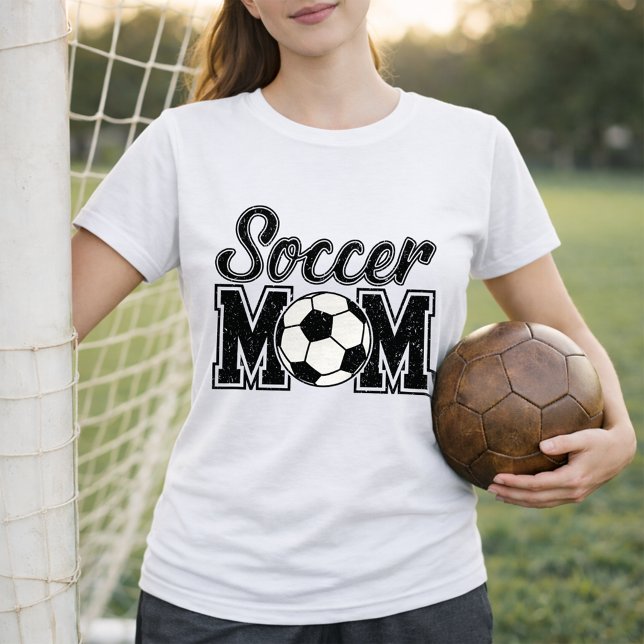 Simple Varsity Soccer Mum Style T-Shirt (Creator Uploaded)
