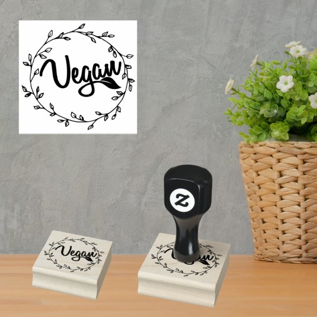 Simple Vegan   Rubber Stamp (Creator Uploaded)