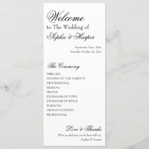 Simple, Versatile, Elegant Black & White Programme