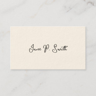 Simple Victorian Calling Cards