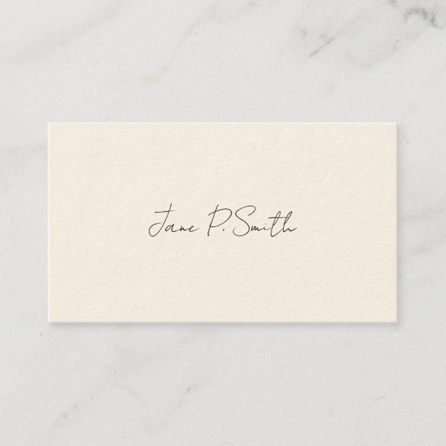 Simple Victorian Calling Cards (Front)