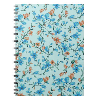Simple Vintage: Floral Fabric Pattern Notebook
