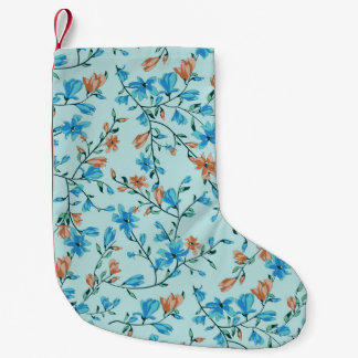 Simple Vintage: Floral Fabric Pattern Small Christmas Stocking