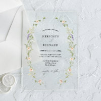 Simple Vintage Rustic Wildflower Wedding