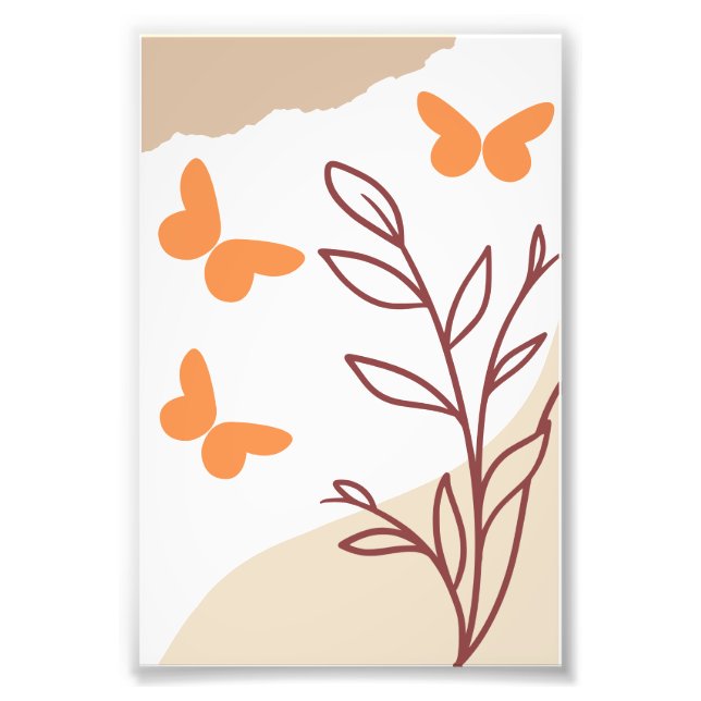 simple wall art with the buttreflies  (Front)