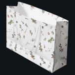 Simple Warm Winter Berry Watercolor Christmas Large Gift Bag<br><div class="desc">Looking for a modern and simple gift bag that is both festive and stylish? Look no further than our Simple Warm Winter Berry Watercolor Christmas Large Gift Bag! This beautiful bag is hand painted with festive winter berry botanicals in a watercolor style pattern. The pattern is beautiful and would make...</div>