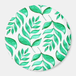 Simple watercolor branches - green magnet