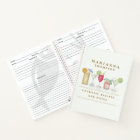 Simple Watercolor Cocktail Drinks Stylish Custom 