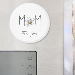 Simple Watercolor Daisy Mother's Day Keepsake Magnet
