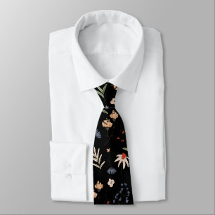 Simple watercolor flowers 1 tie