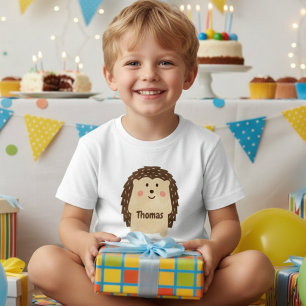 Simple watercolor Hedgehog Custom Toddler T-Shirt
