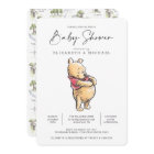 Simple Watercolor Winnie the Pooh Baby Shower