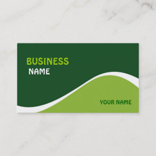 Simple Wave Design Business Card