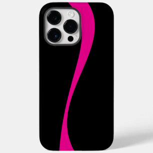 Simple Waves 2 in Magenta and Black Case-Mate iPhone 14 Pro Max Case