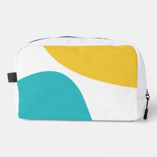 Simple Waves 4 - Turquoise and Yellow Dopp Kit