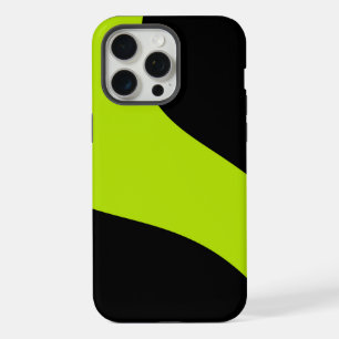 Simple Waves in Lime Green iPhone 15 Pro Max Case