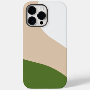 Simple Waves - White, Sand & Palm Green Case-Mate iPhone 14 Pro Max Case