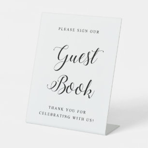 Simple Wedding Guest Book Sign