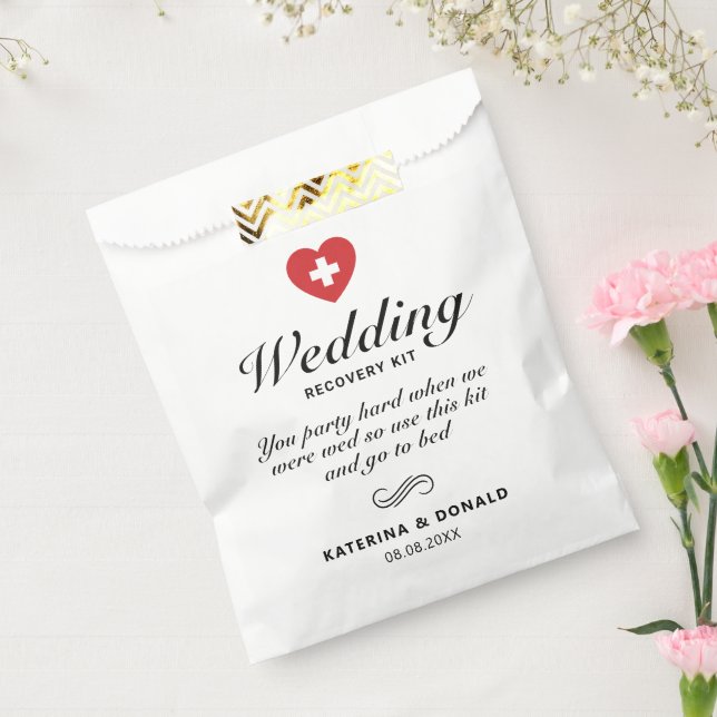 Simple Wedding Hangover Recovery Kit  Favour Bag (Sealed)