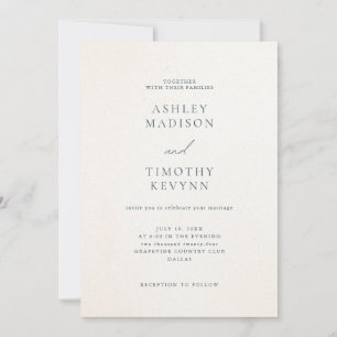 Simple Wedding Invitation