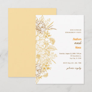 simple wedding invitation