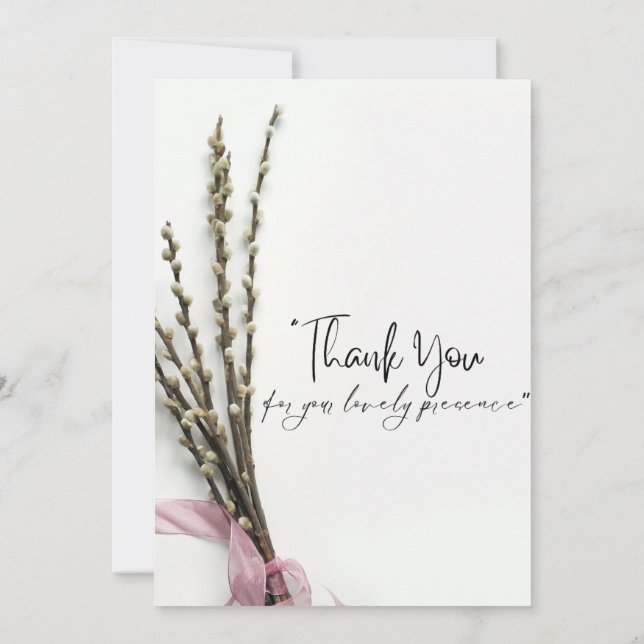 simple wedding invitation (Back)