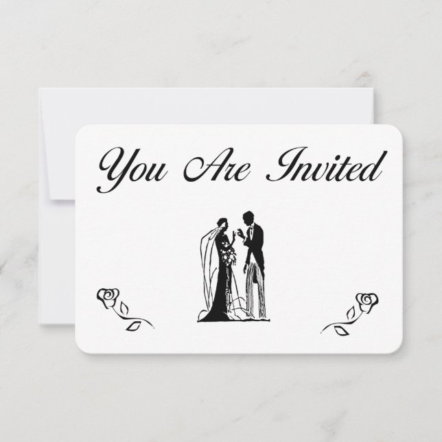 Simple Wedding Invitations (Front)
