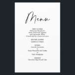 Simple wedding Menu Card<br><div class="desc">Simple Wedding menu card</div>
