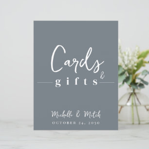 Simple Wedding Minimalist Calligraphy Cards Gifts