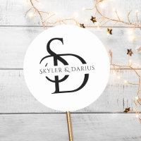 Simple Wedding Monogram Personalised With Name