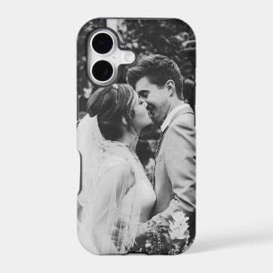 Simple Wedding Photo Newlyweds Couple