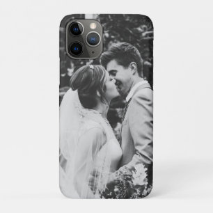Simple Wedding Photo Newlyweds Couple Case-Mate iPhone Case