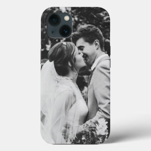 Simple Wedding Photo Newlyweds Couple  iPhone 13 Case