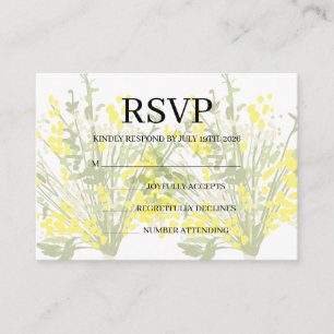 Simple Wedding RSVP Enclosure Card